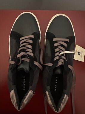Sanctuary Black and Gray Men's High-Top Sneakers